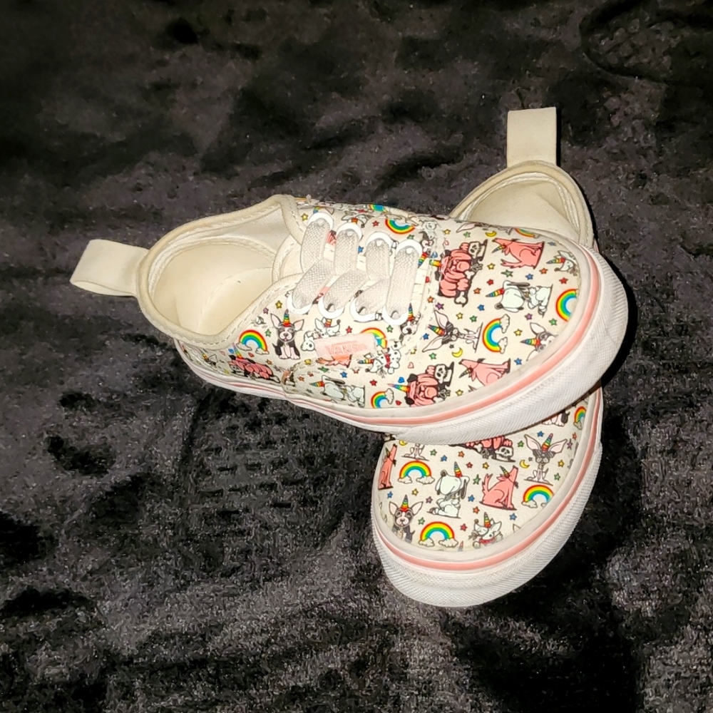 Vans slip on Toddler sz 10.5 girl Unicorn